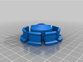 mi personalizados paramétrico filamento del cubo carrete de rodamiento 608zz 50mm personalizado 3d print model - Mito3D