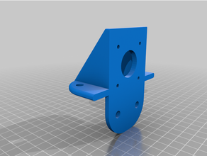 z motor mount 4040 profile rounded remix hevo 3d print model - Mito3D