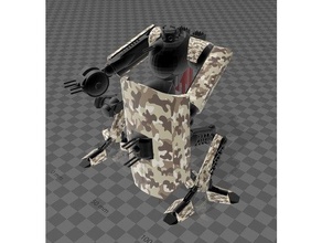 adler anycubic photon battlemech mech le robot des robots scifi sla dessus de table jouet 3d print model - Mito3D