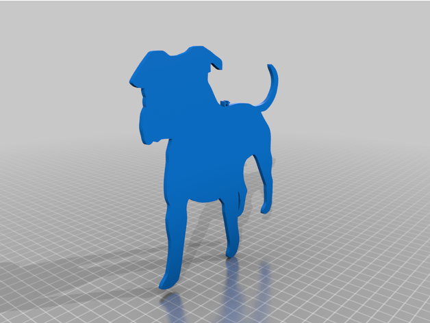 mustiff reloj perro hunde uhr 3D print model - Mito3D