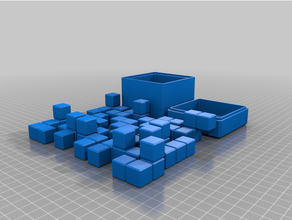 bedlam Puli kutusu bulmaca oyuncak 3d print model - Mito3D