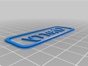 il mio personalizzato custiomizable nome del tag su misura 3d print model - Mito3D