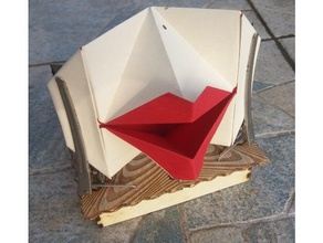 origami animé de la bouche 3d print model - Mito3D