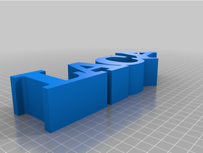 lacy tilt personnalisé 3d print model - Mito3D