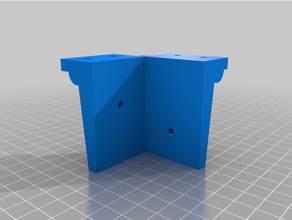 2x2 shelf bracket 3d print model - Mito3D