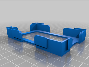 my customized parametric interlocking card tray system 10cards 3d print model - Mito3D