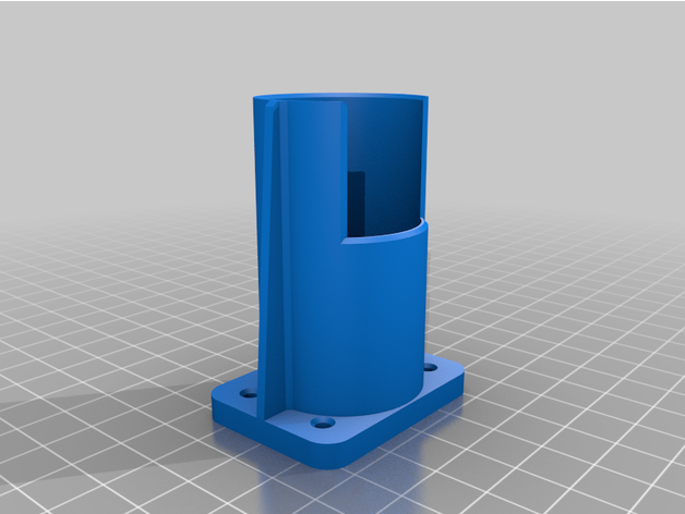 cerambot extruder mount anycubic kossel 3D print model - Mito3D