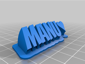 manu customized 3d print model - Mito3D