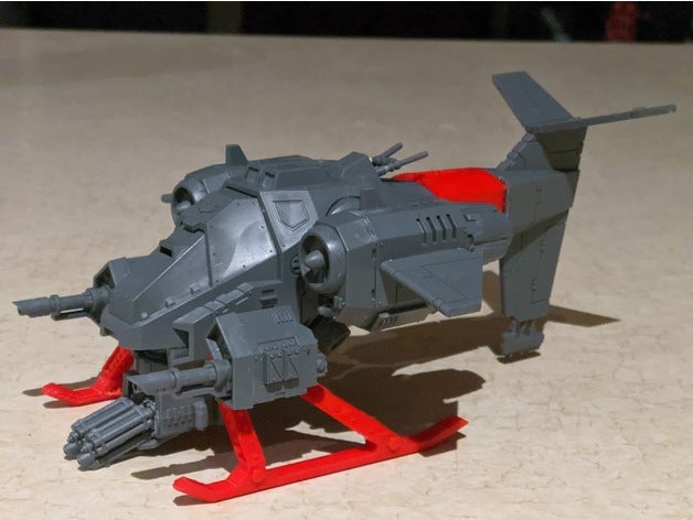 storm talon gunship modifica space marine warhammer 40k 3D print model - Mito3D