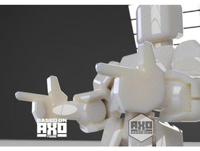 axo hands - 8 pairs new action figure 3d print model - Mito3D
