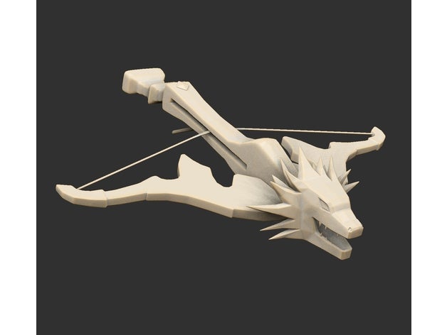 fable original crossbows & bows x7 anniversary bow crossbow dragon geo legendary master 3D print model - Mito3D