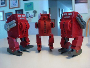 dual action robot type 1 3d print model - Mito3D