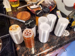 spice jar replacements rotating racks 3d print model - Mito3D