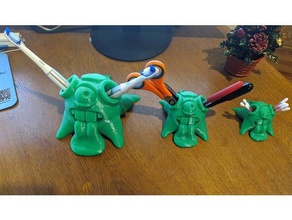 pet monster blobby holder pen tool 3d print model - Mito3D