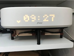 freebox delta couvrir les fans - couvercle avec ventilateurs la boîte cas fan gratuit internet de température 3d print model - Mito3D