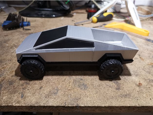 tesla cybertruck 3D print model - Mito3D