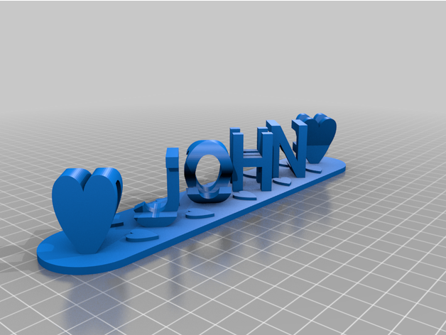 john customized 3D print model - Mito3D