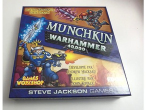 munchkin warhammer 40k - inserir 40000 boardgame 3d print model - Mito3D