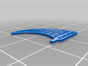longbord fin surfing 3d print model - Mito3D