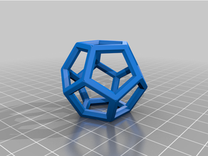 dodecahedron openscad 3d print model - Mito3D