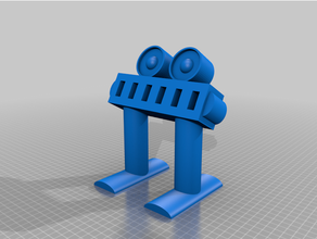 robot usb stand 3d print model - Mito3D