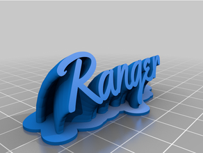 ranger özelleştirilmiş 3d print model - Mito3D