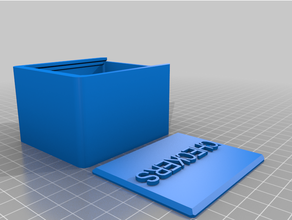 checker box customized 3d print model - Mito3D