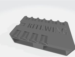 ritewing sd battery holder 3d print model - Mito3D