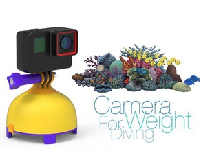camera weight diving action hobby recreation sea tripod 3d print model - Mito3D