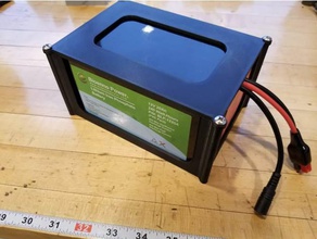 20ah bioenno cassa di batteria coperchio della ham radio lifepo4 3d print model - Mito3D
