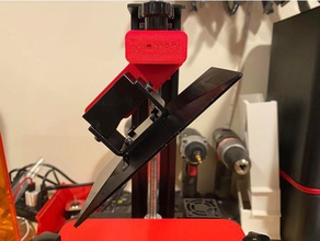 creality ld-002r angle drip mount designed angled tray resin printer 3d print model - Mito3D
