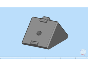 m3 right angle 2020 alu extrusion aluminium connector profile 3d print model - Mito3D