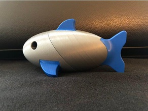 quebra-cabeça de peixe 3d w ímãs Quebra-cabeça 3mm 6mm o autismo crianças educação educationalproject ímã magnética brinquedo brinquedos 3d print model - Mito3D