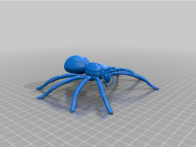 wolf-Spinne 3D print model - Mito3D