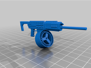 fostech origin 12 sarah connor assault rifle fan art filament terminator arm dark fate 3d print model - Mito3D