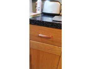 cupboard handle 3d print model - Mito3D