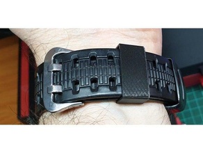 casio g-shock watch band keeper 3d print model - Mito3D