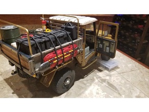 wpl c44 project - box bed c34 crawler fj45 hj47 rc rock truck toyota c14 3d print model - Mito3D