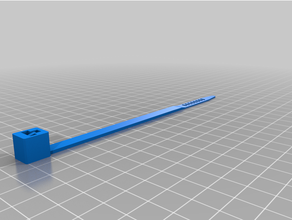my customized cable tie 3d print model - Mito3D