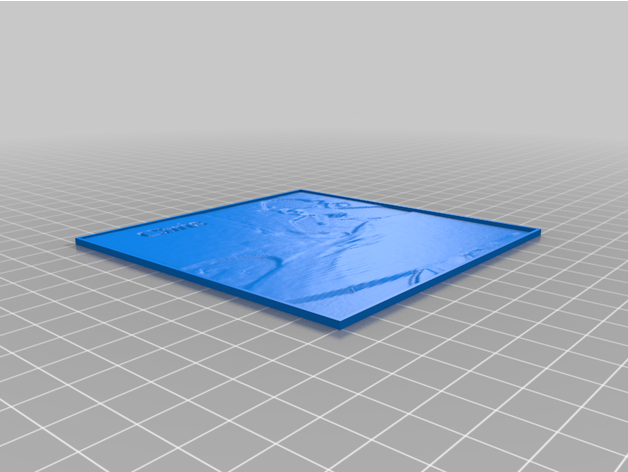 my customized lithophane parametrized length thickness 3D print model - Mito3D