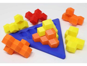 tetrahedron building blocks 3d print model - Mito3D