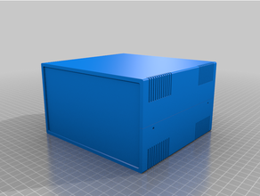 özelleştirilmiş revize ultimate box maker - boş paneller 3d print model - Mito3D