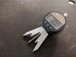 radius measurement tool curvature dial indicator gauge 3d print model - Mito3D