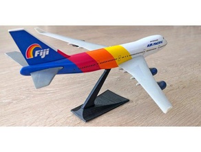 slot together model aircraft stand display plane 3d print model - Mito3D