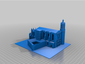 cattedrale di girona 3d print model - Mito3D