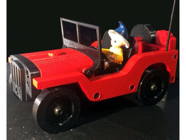 sandmann simple jeep el wrangler 3D print model - Mito3D