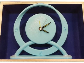 mobius ring-Uhr Uhr math Mathe-Kunst Möbius-ring 3d print model - Mito3D