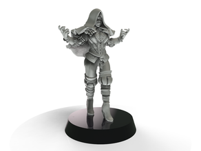 yennefer vengerberg no molestar mago the witcher wargaming 3d print model - Mito3D