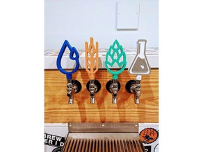 beer ingredient tap handles handle keg kegerator 3d print model - Mito3D
