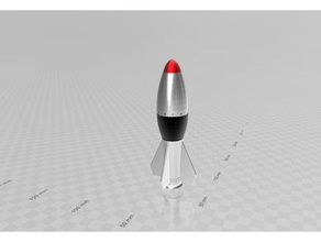 overwatch pharah rocket v2 3d print model - Mito3D